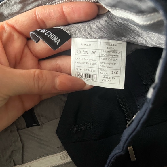 Fellini Uomo Men’s Suit Jacket and Pants - Picture 2 of 5